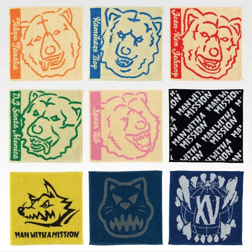 MAN WITH A MISSION 15주년 · J상 MWAM 핸드 타월 이미지