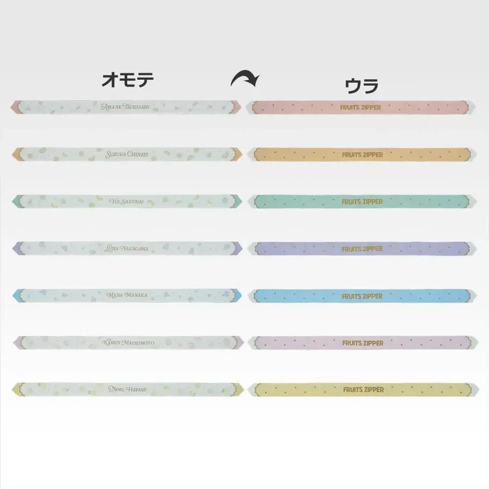 FRUITS ZIPPER 저기? 저기? 저기? 내 눈치챘어? · F상 멀티 리본 이미지