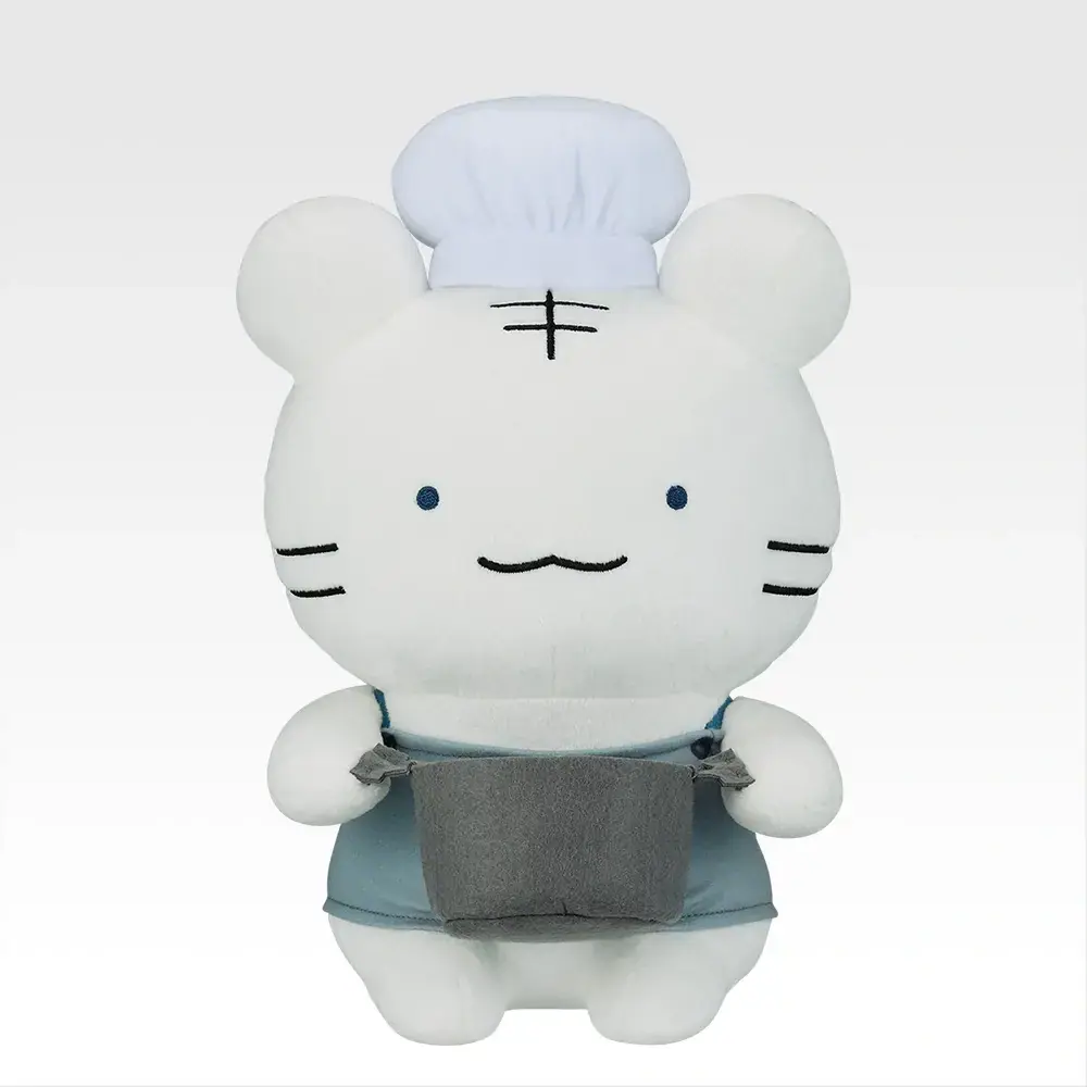 화이트 타이거와 블랙 타이거 ~다 같이 파티~ · A상 요리 스타일 화이트 타이거 군 봉제인형 이미지