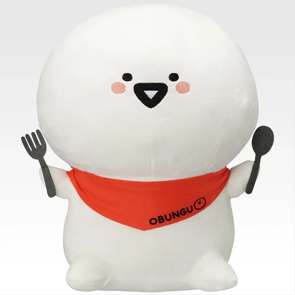 오분구와 함께 ~많이 먹고 싶어~ · A상 함께 밥 먹는 봉제인형 이미지