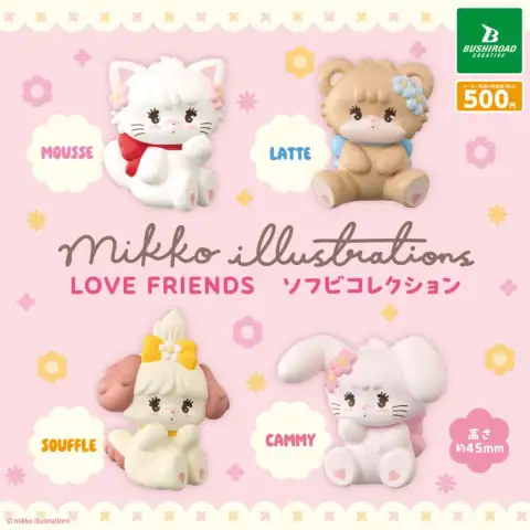 mikko 일러스트 LOVE FRIENDS 소프비 컬렉션 이미지