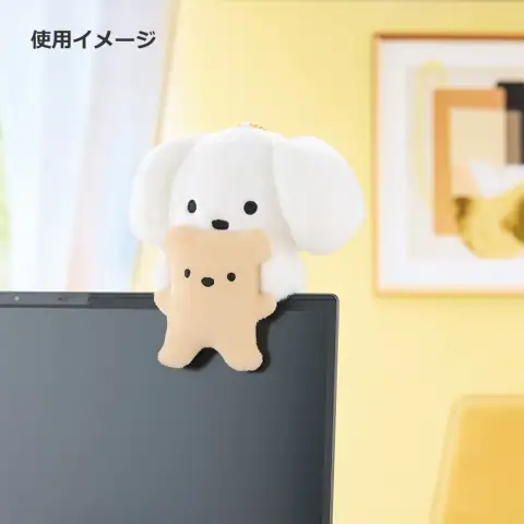 쵸콧토 강아지와의 생활 일러스트 테라오카 나츠미 · A상 치라린 프렌즈 강아지 봉제인형 마스코트 곰 상세 이미지 3