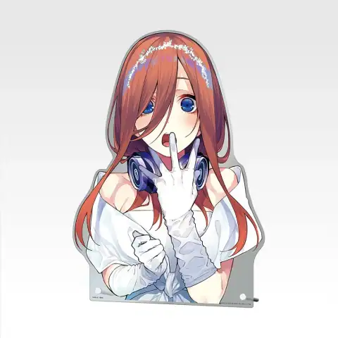 5등분의 신부 ~ 5주년 축하도 저희 모두가 함께 나눌게요!~ · C상 상반신 아크릴 보드 (나카노 미쿠 원작 일러스트) 상세 이미지 1