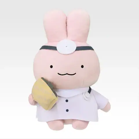 화이트 타이거와 블랙 타이거 ~다 같이 파티~ · 라스트원상 돈이라면 있어 토끼 선생님 봉제인형 상세 이미지 1