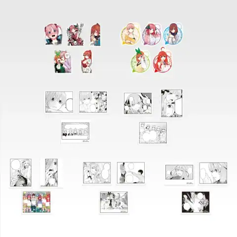 5등분의 신부 ~ 5주년 축하도 저희 모두가 함께 나눌게요!~ · I상 문구 세트 상세 이미지 1